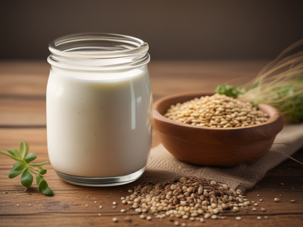 Простой вечерний напиток поможет убрать живот после 40: кефир с льняными семенами